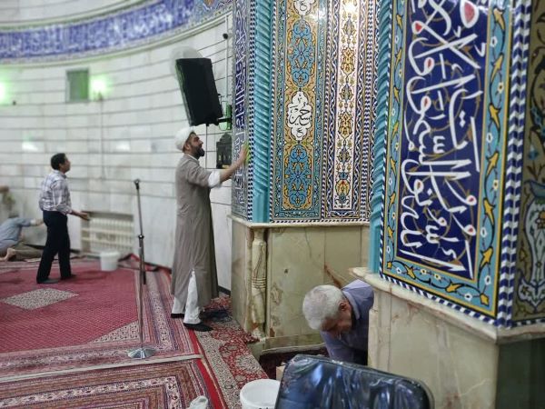 مساجد مهیای میزبانی از مهمانی خدا/ دل‌تکانی به اسم غباروبی