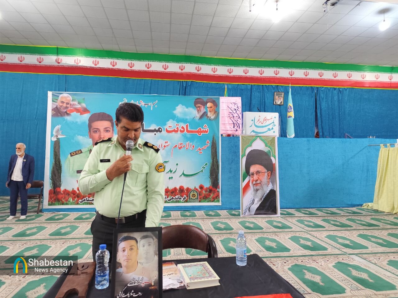 بزرگداشت دومین روز شهادت محمد زیدآبادی شهید غیرت و امنیت برگزار شد