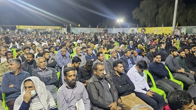 مراسم بزرگداشت نخستین سالگرد شهادت رضا زارعی در بخش شمیل برگزار شد