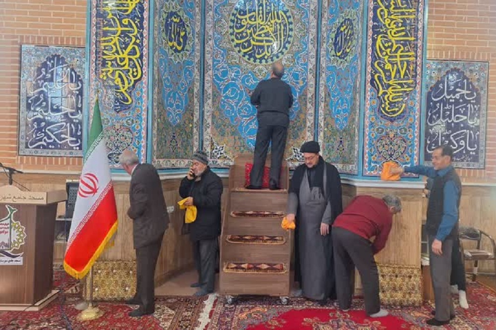 بچه مسجدیها به پیشواز ماه مهمانی خدا رفتند