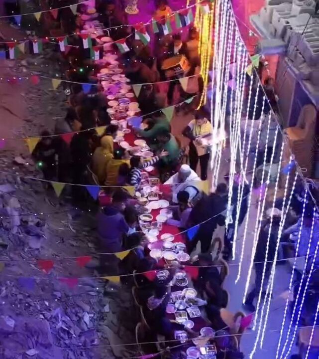 مراسم سحر دسته‌جمعی در میان ویرانه‌ خانه‌ها در خان‌یونس