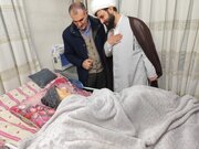 عیادت و تکریم از مادر شهید شاخص محله دولت آباد به مناسبت ماه رمضان