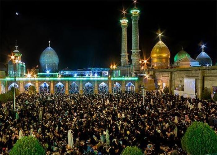 مراسم مناجات‌خوانی سحرهای ماه رمضان در آستان حضرت عبدالعظیم(ع)