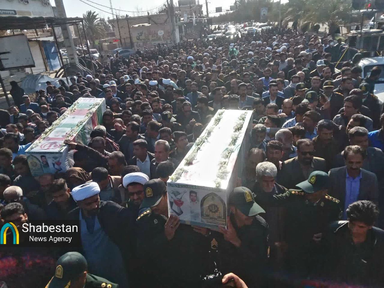 تشییع شهدای حمله تروریستی ریگان
