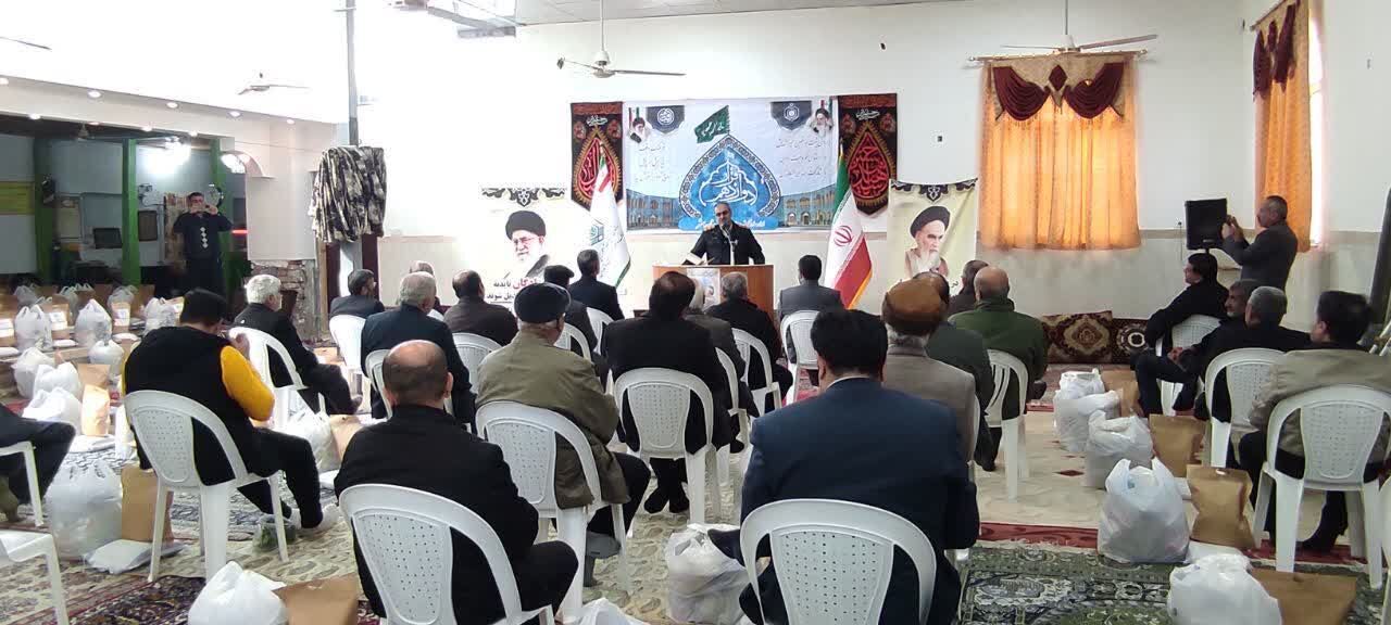 اجرای قرار دوازدهم با توزیع ۱۱۴ بسته معیشتی در بهشهر