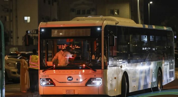 اتوبوس ۲۴ ساعته از فرودگاه مدینه منوره تا مسجدالنبی(ص) در ماه رمضان