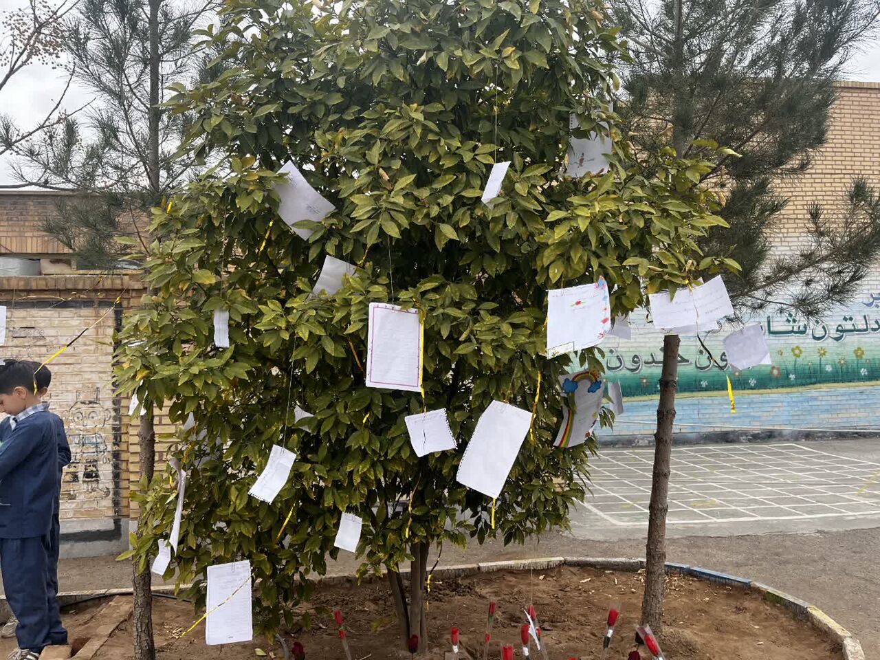 آغاز پویش «هر شهید یک درخت» در مدارس آران و بیدگل