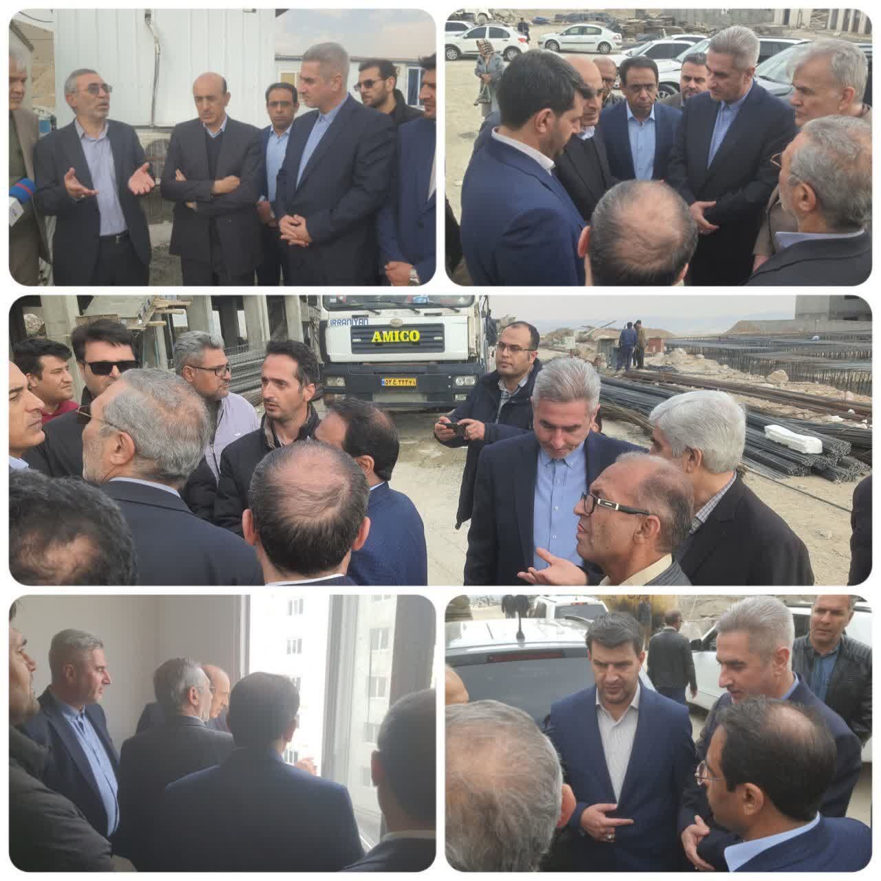 بررسی مشکلات مسکن مهر شهر پردیس توسط وزراء