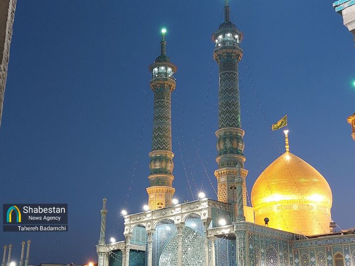 حال و هوای امام رضایی حرم مطهر کریمه اهل‌بیت در شب دحوالارض