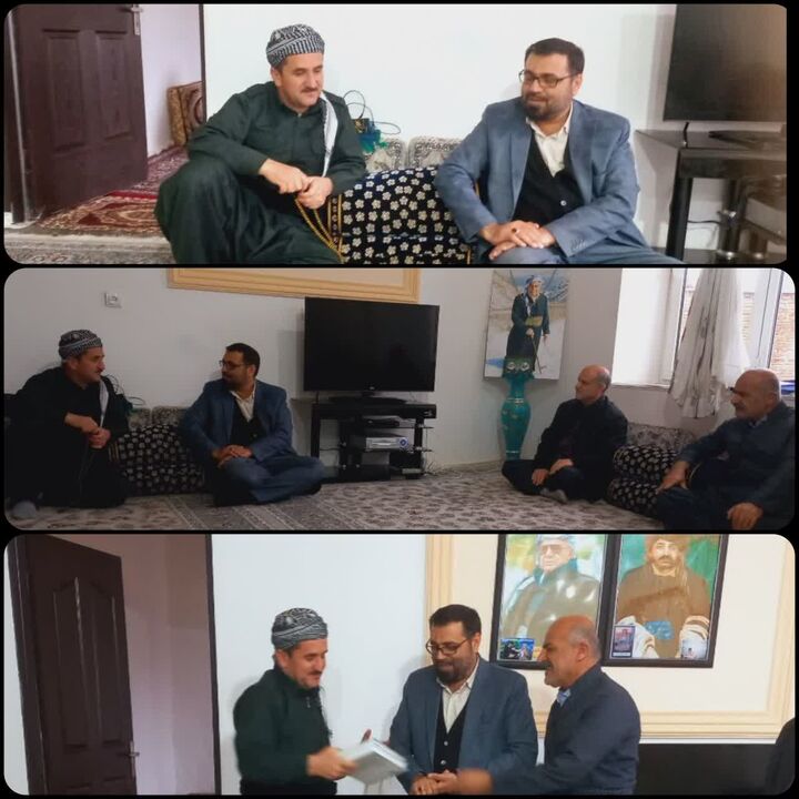 تقدیر از خلیفه ماشاءالله فاتحی، چهره شاخص دینی و فرهنگی روستای کرجو