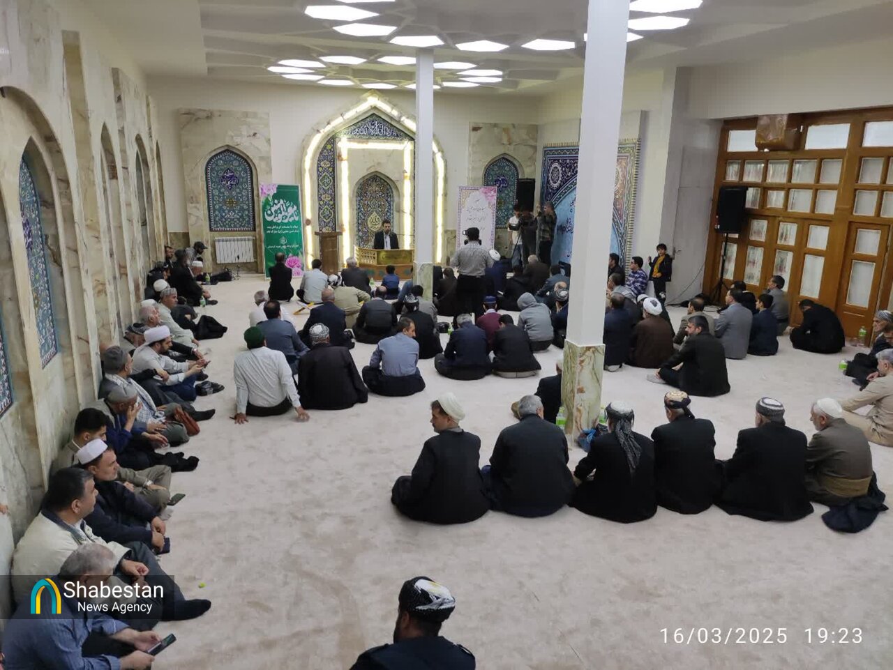 افتتاح شبستان امام رضا (ع) در امامزاده هاجر خاتون (س) سنندج