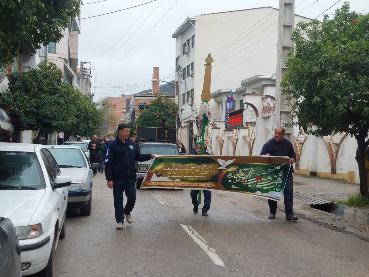 اقامه عزاداری شهادت امام علی(ع) و نوای حیدر حیدر علویان در مازندران
