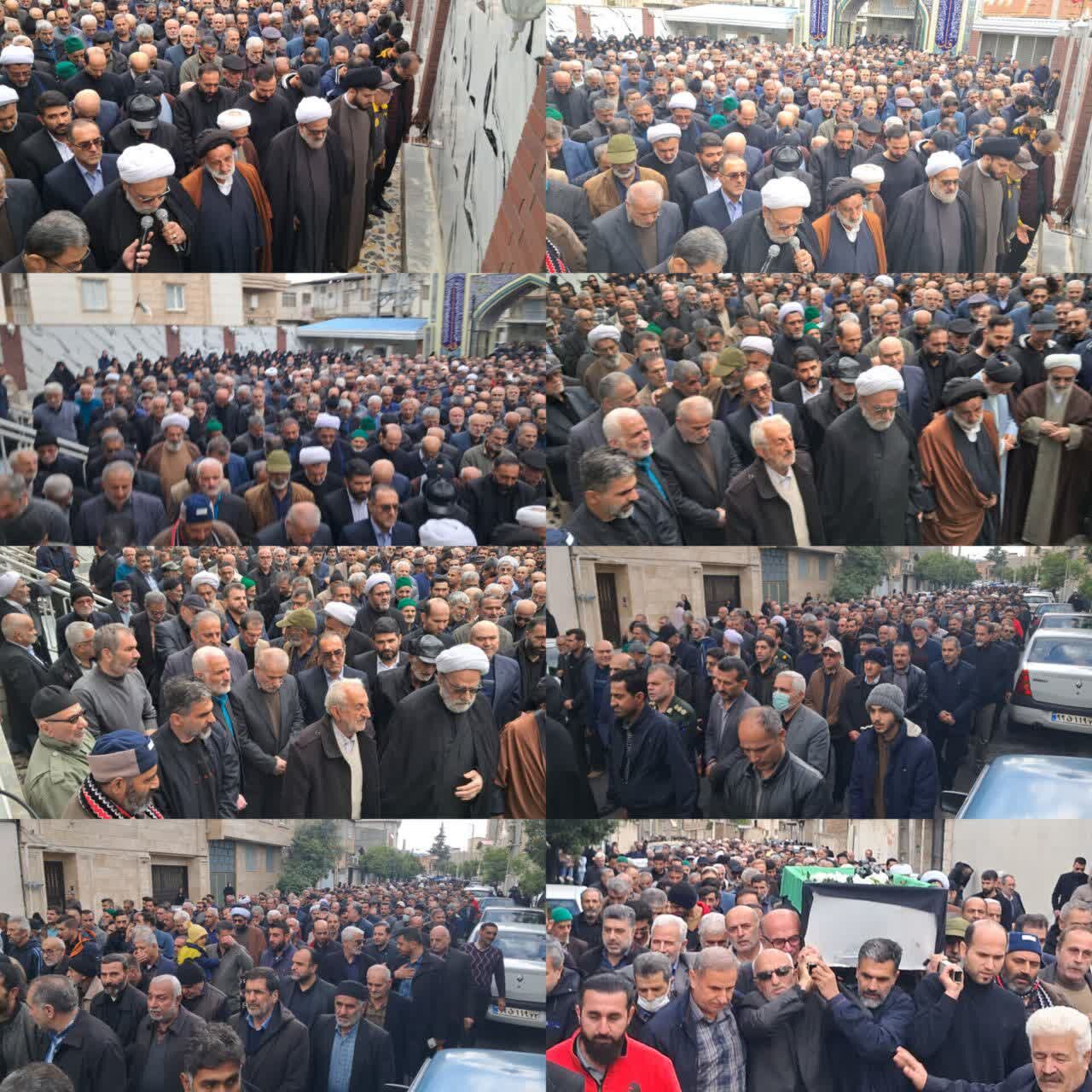 پیکر مادر شهید پوریانی در بهشهر آرام گرفت