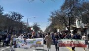 راهپیمایی روز جهانی قدس در اردبیل آغاز شد / خروش مردم استان با فریادهای «مرگ بر اسرائیل»