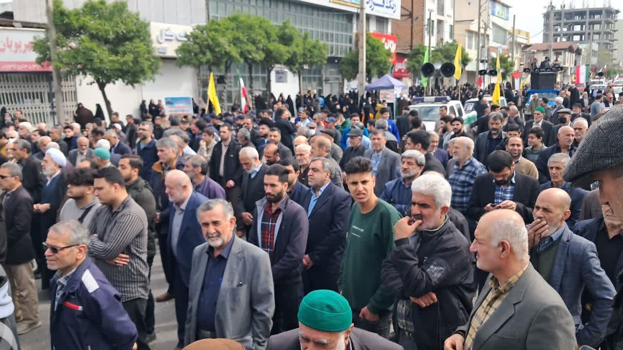 دیار علویان یکپارچه فریاد رهایی قدس شد