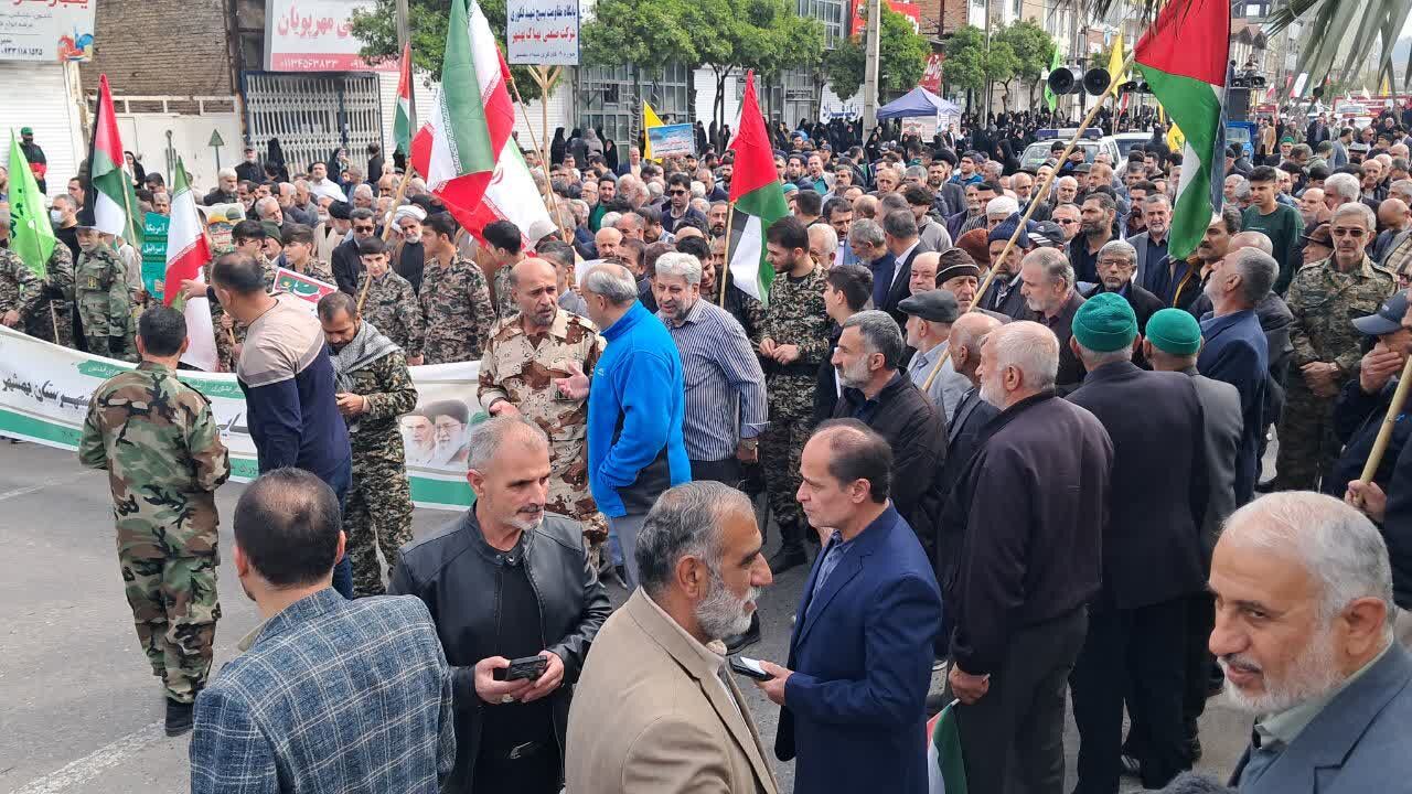 دیار علویان یکپارچه فریاد رهایی قدس شد