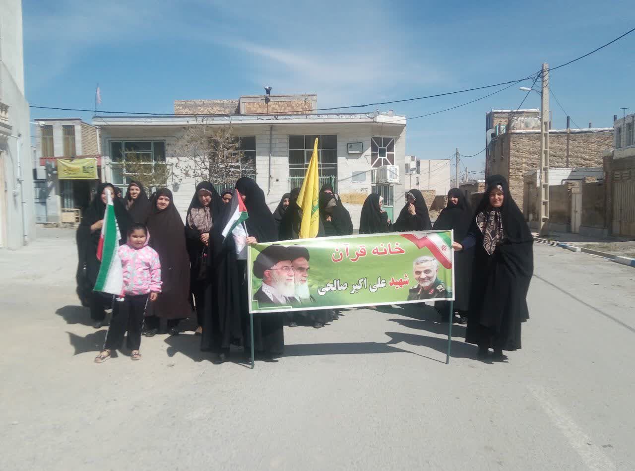 حضور گسترده اعضای کانونهای فرهنگی هنری مساجد استان مرکزی در راهپیمایی روز قدس