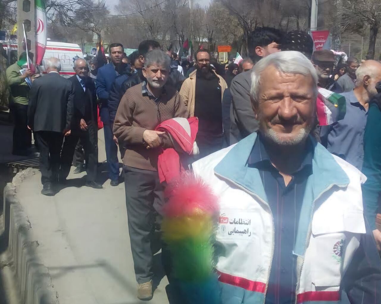 حضور گسترده اعضای کانونهای فرهنگی هنری مساجد استان مرکزی در راهپیمایی روز قدس