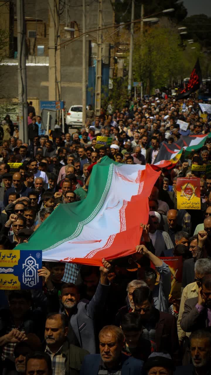 دریای خروشان روز قدس؛ آران و بیدگل همصدا با ملت مظلوم فلسطین