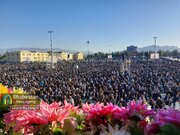 شکوه عبادت و بندگی در نماز عیدفطر کرمان