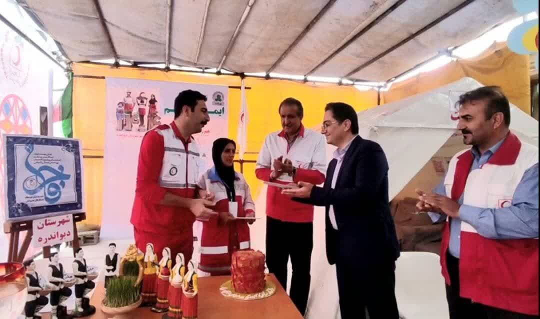 جشن دهمین سالگرد ازدواج زوج‌های فداکار در دیواندره