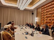 دیدار هیات پارلمانی ایران با رئیس مجلس عمان