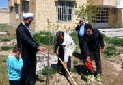 برگزاری پویش درختکاری با عنوان هر شهید یک درخت