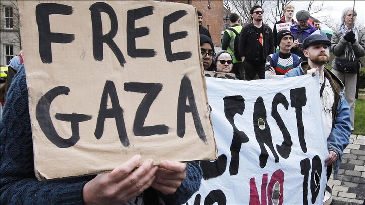 اعتصاب دانشجویان بنگلادش در اعتراض به کشتار مردم فلسطین