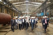 بازدید استاندار مرکزی از شرکت آذرآب در روز همت اقتصادی