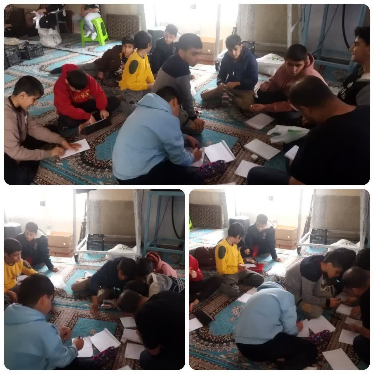 مسجد ولی‌عصر(عج) مکانی برای قرار علمی بچه‌ها