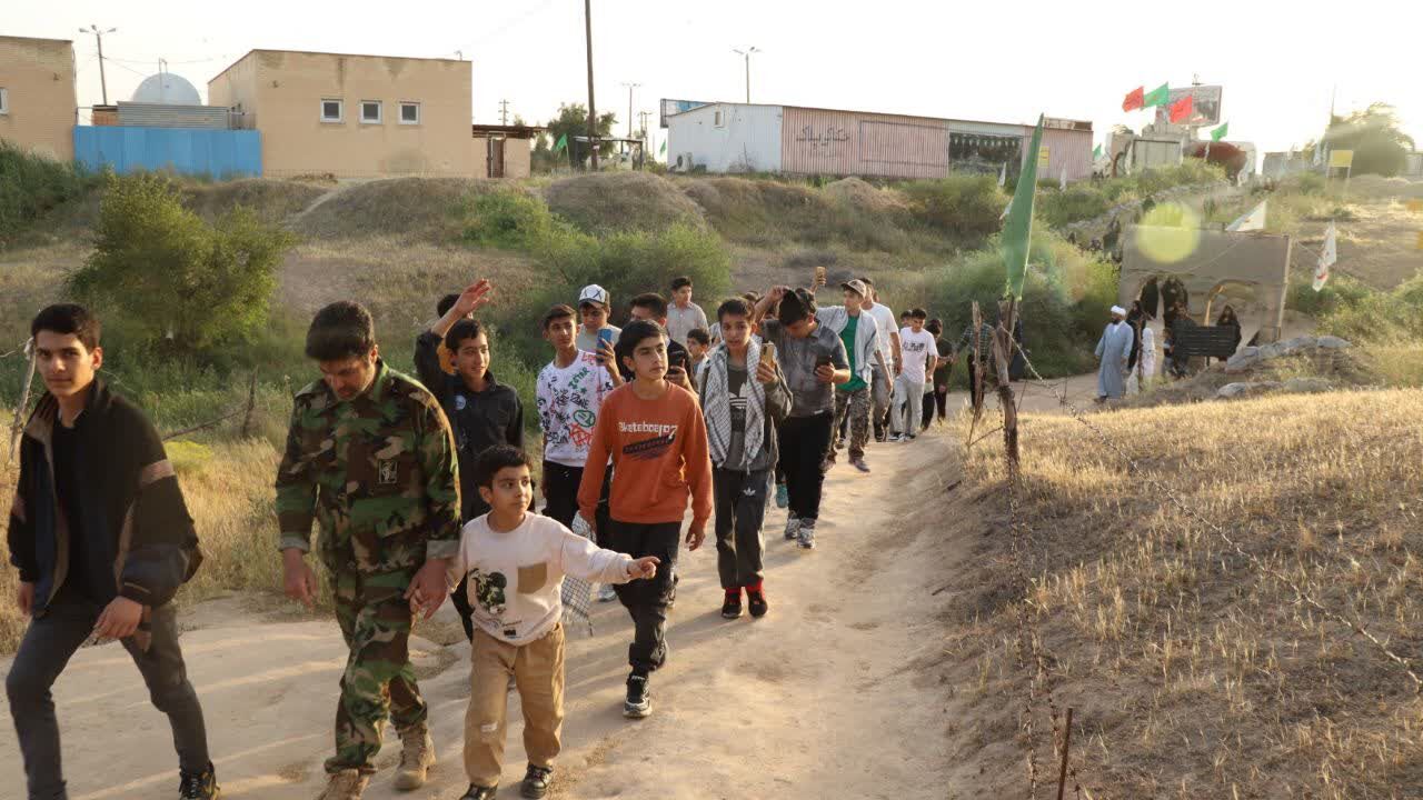 حضور اعضای کانون فرهنگی هنری کوثر شهابیه در مناطق عملیاتی جنوب کشور