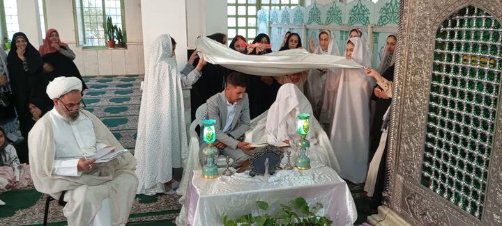 آغاز زندگی مشترک یک زوج جوان در امام زاده سید محمد علوی(ع)  