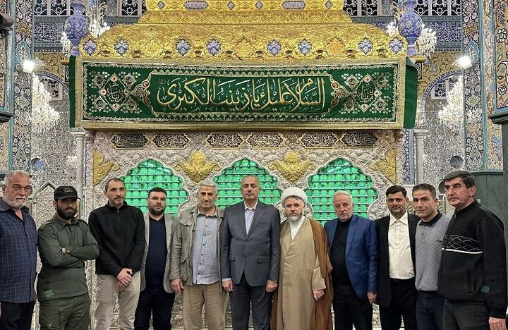 احیای گردشگری دینی بین سوریه و عراق/ حضور سفیر بغداد در حرم حضرت زینب(س)