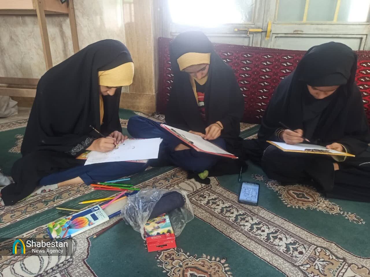 مسابقه نقاشی با موضوع "جوانی جمعیت" در کانون تخصصی عصر ظهور برگزار شد