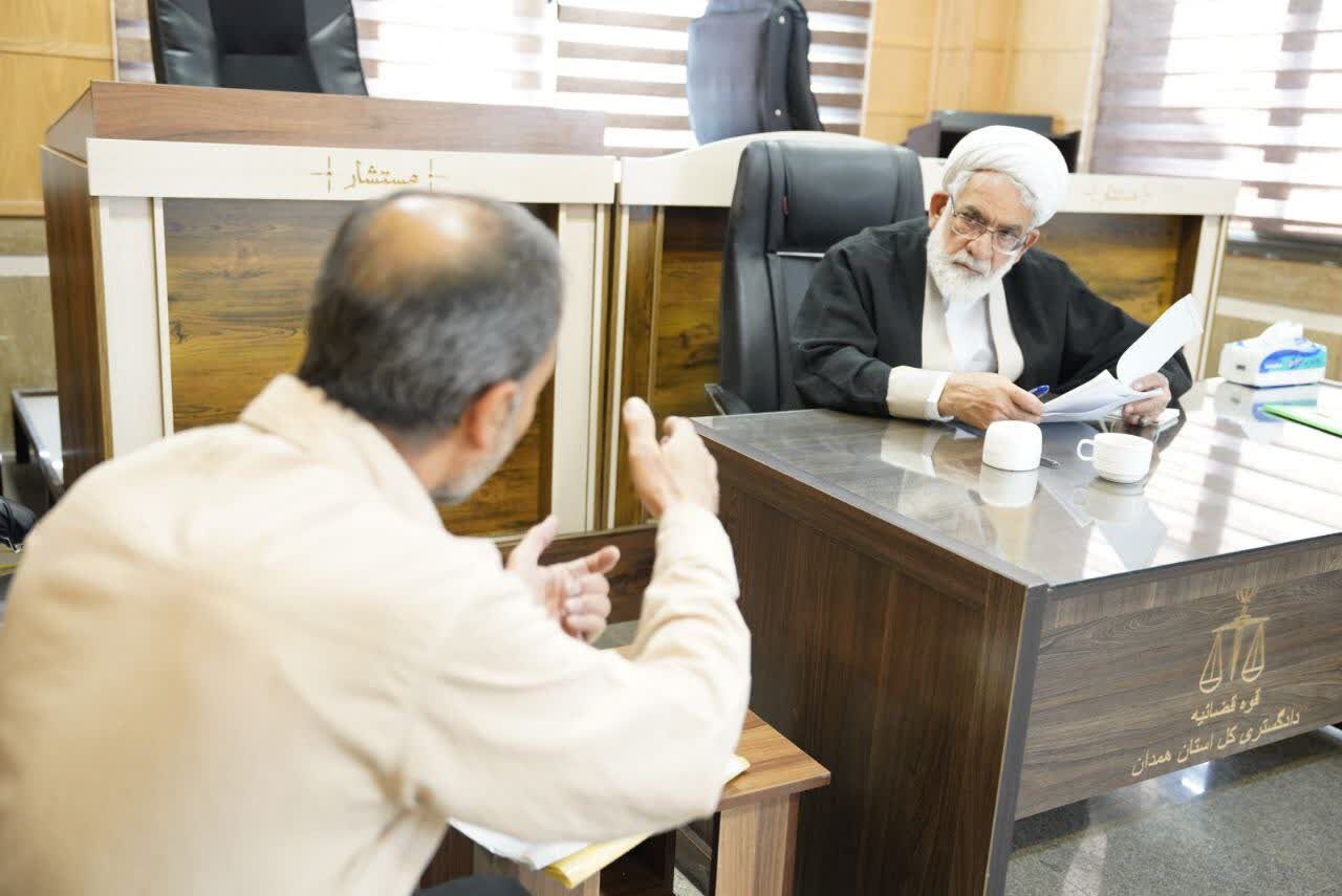 آنچه در سفر رئیس دستگاه قضا به همدان گذشت