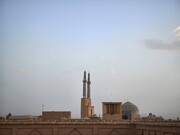 بادگیرهای تاریخی یزد در بهار