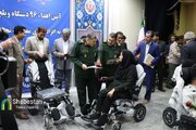 اهدای ۹۶ دستگاه ویلچر برقی توسط سپاه به افراد دارای معلولیت در کرمان