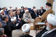 دیدار جمعی از مسئولان ارشد سه قوه با رهبر انقلاب