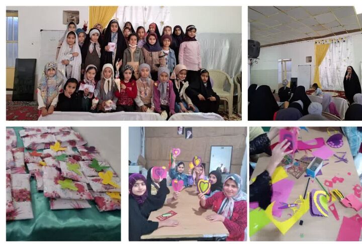 کارت‌های رنگی، دل‌هایی روشن؛ قصه‌ عبادت کودکانه در مسجد روستای آبگل