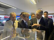 بازدید گروسی از نمایشگاه دستاوردهای صنعت هسته‌ای ایران