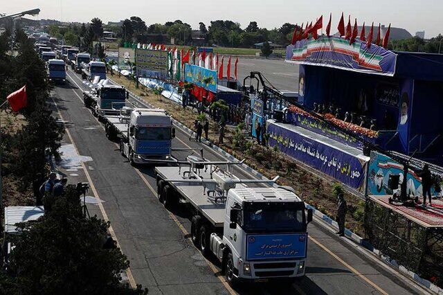 رژه تجهیزات بومی ارتش