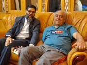 عیادت مشاور وزیر ارشاد از استاد علی‌اصغر شاه‌زیدی