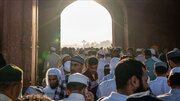 تظاهرات مسلمانان هند در اعتراض به اصلاحات اخیر در قانون وقف