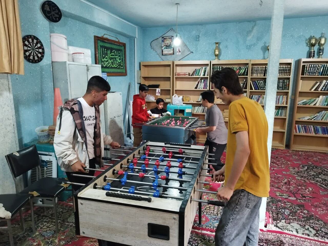 مسجدی که با حضور جوانان رونق گرفت