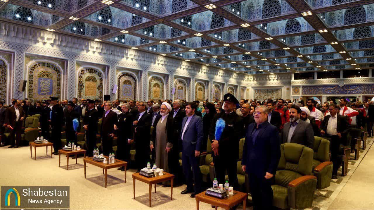 آیین شکرانه خدمت و تجلیل از خدمتگزاران زائران رضوی