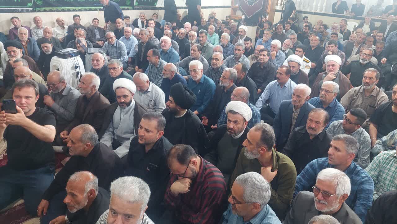 وداع مسجدی‌های بهشهر با شهید شناسایی شده دفاع مقدس