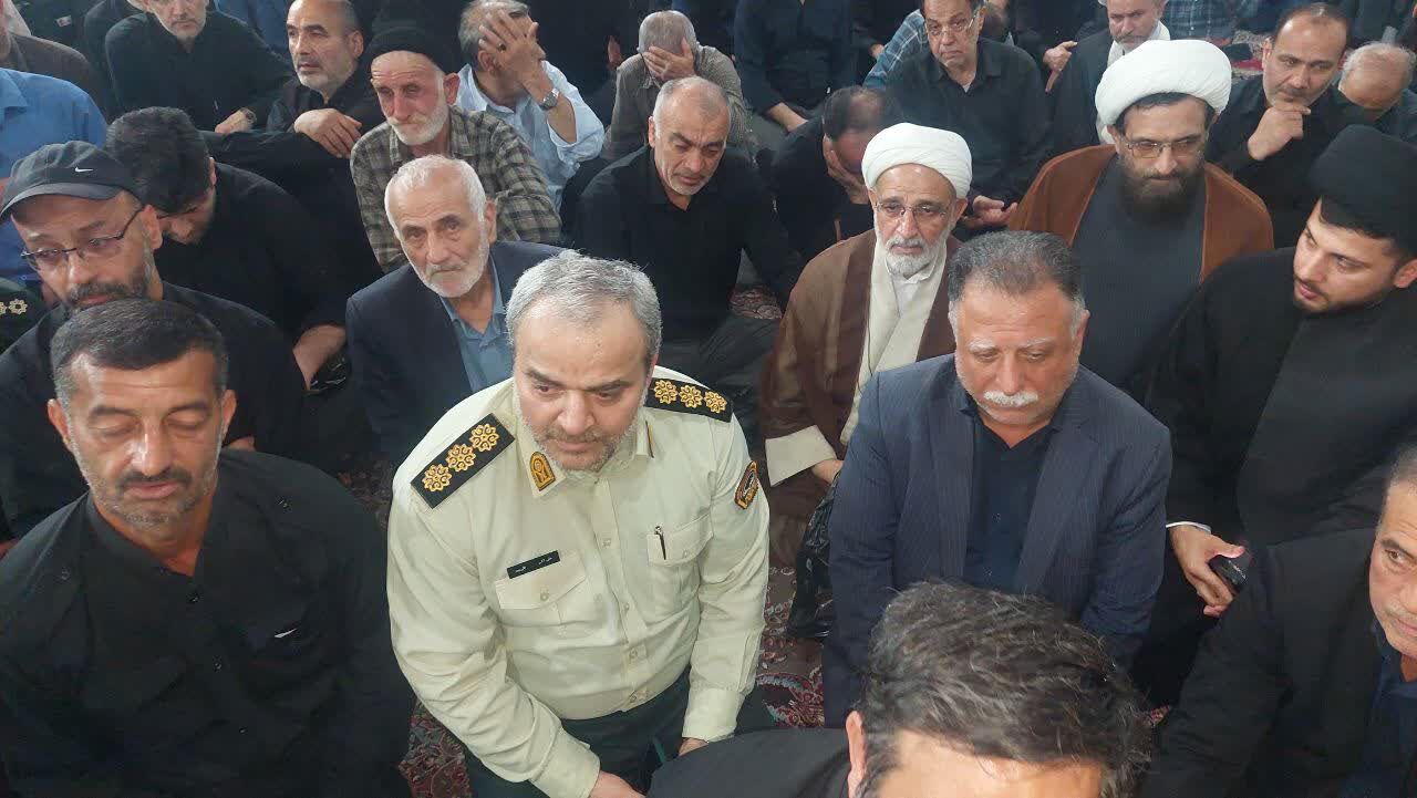 وداع مسجدی‌های بهشهر با شهید شناسایی شده دفاع مقدس