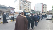عزاداری مردم مومن سنگر در سالروز شهادت امام صادق(ع)