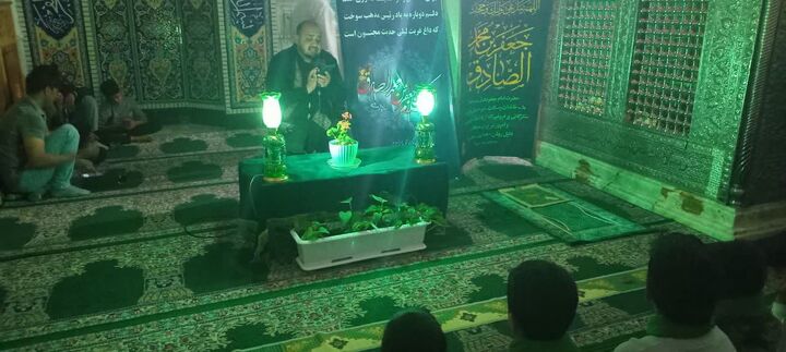 «سوگواره پیشوای صادق» در آستان امامزاده علوی(ع)