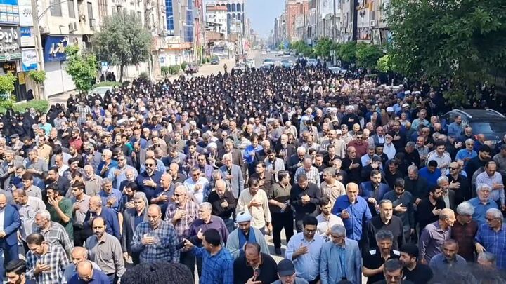 قهرمان آرام‌گرفت/ مردم برای شهیدشان سنگ تمام گذاشتند